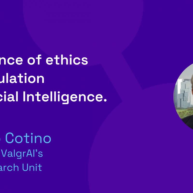 Importance of ethics and regulation in Artificial Intelligence.