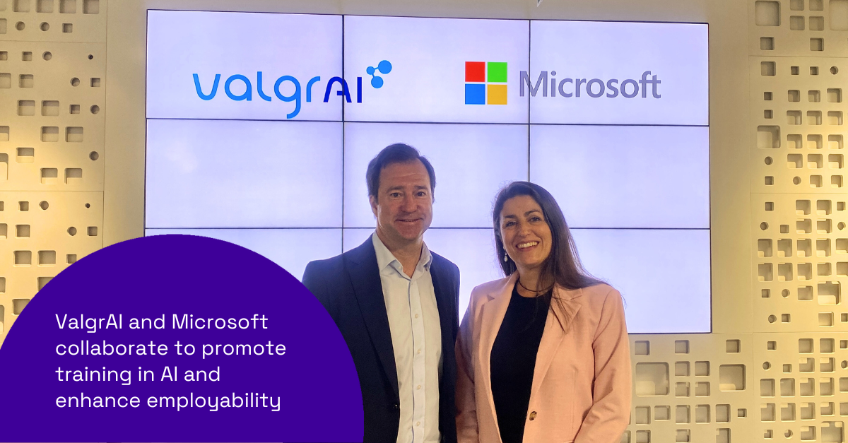 ValgrAI and Microsoft collaborate to promote training in AI and enhance employability